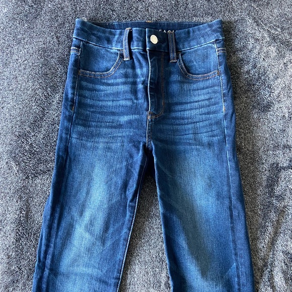american eagle curvy super high rise jegging - Picture 2 of 8